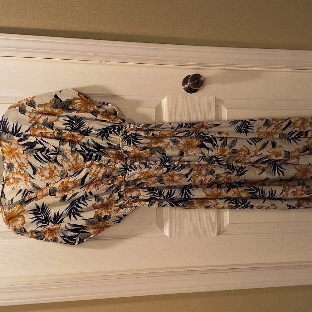 Label of Love Tropical Beach Cover-up